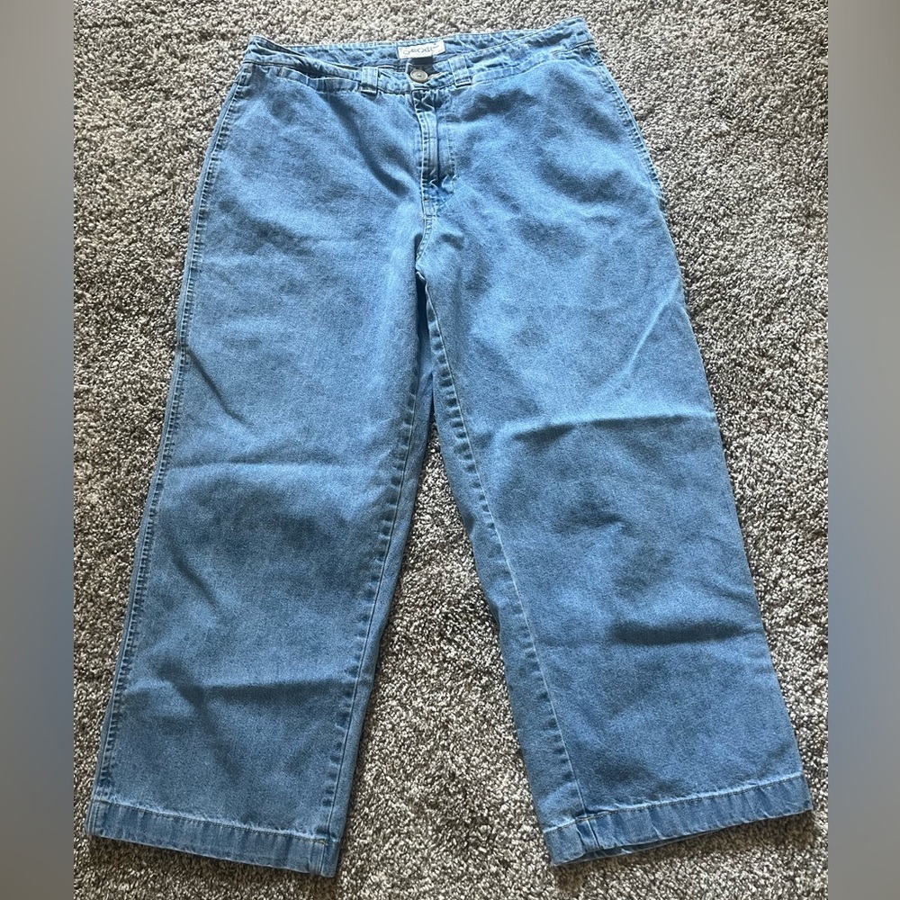 Cherokee Women’s Wider Leg Ankle/Crop Denim Jeans - Size 10